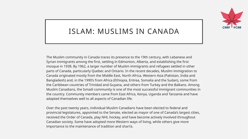 Interfaith Learning and Understanding CRRF - slide 92 of 227