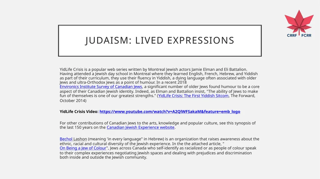 Interfaith Learning and Understanding CRRF - slide 56 of 227