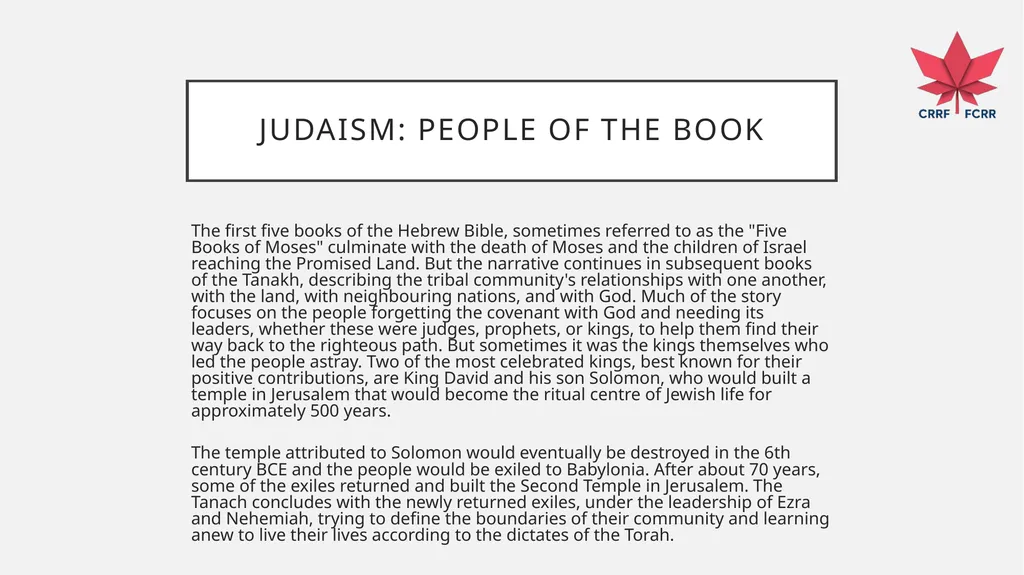 Interfaith Learning and Understanding CRRF - slide 45 of 227