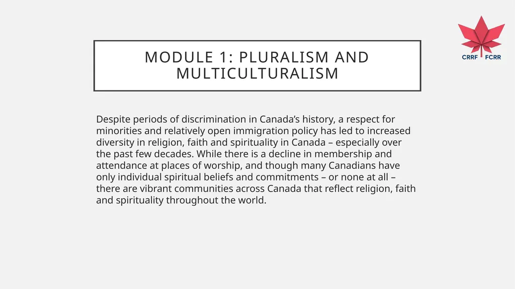 Interfaith Learning and Understanding CRRF - slide 10 of 227