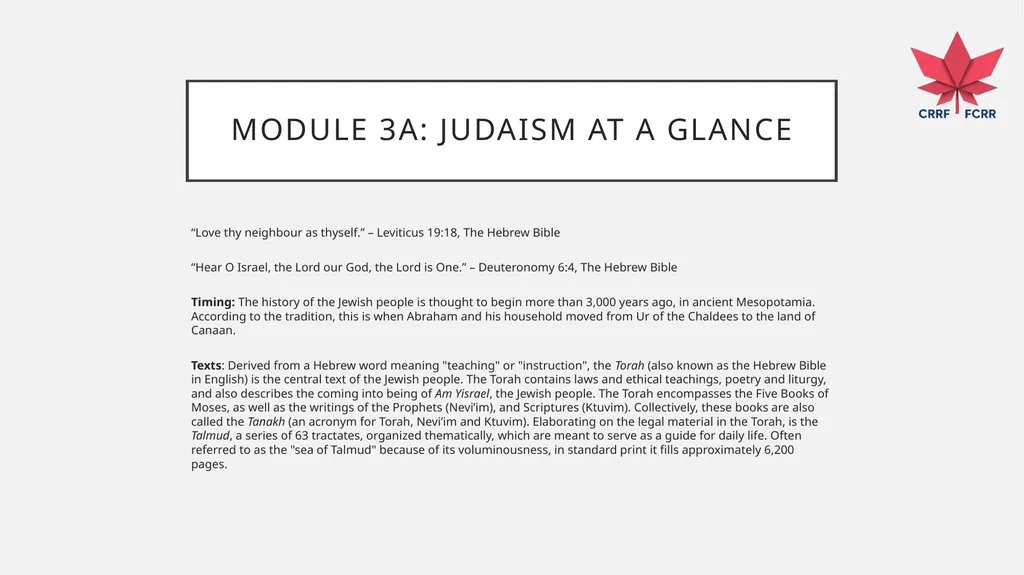 Interfaith Learning and Understanding CRRF - slide 40 of 227