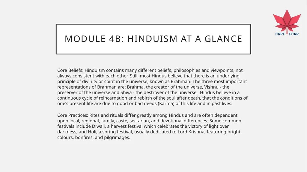 Interfaith Learning and Understanding CRRF - slide 122 of 227