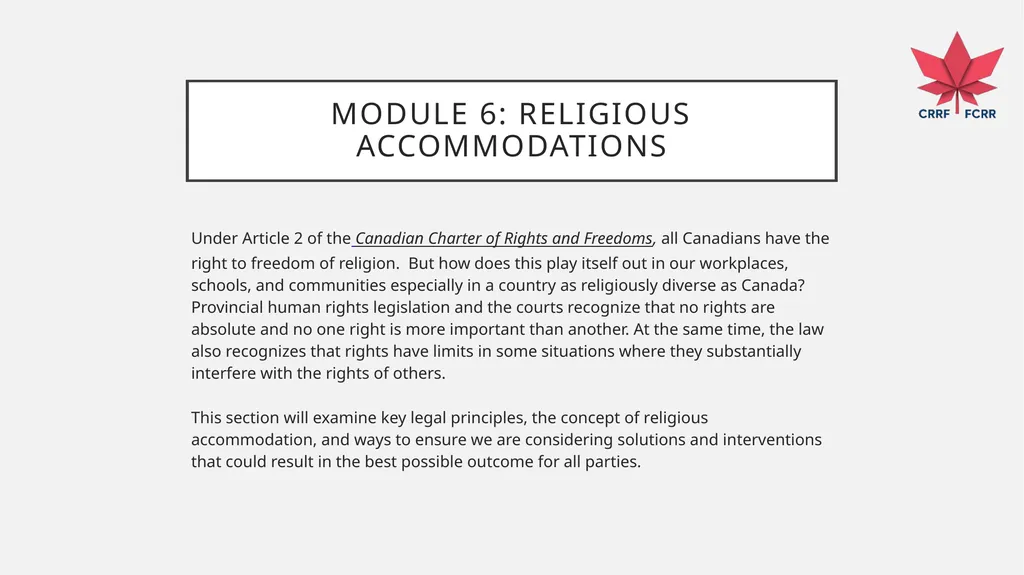 Interfaith Learning and Understanding CRRF - slide 198 of 227