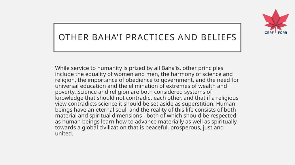 Interfaith Learning and Understanding CRRF - slide 186 of 227