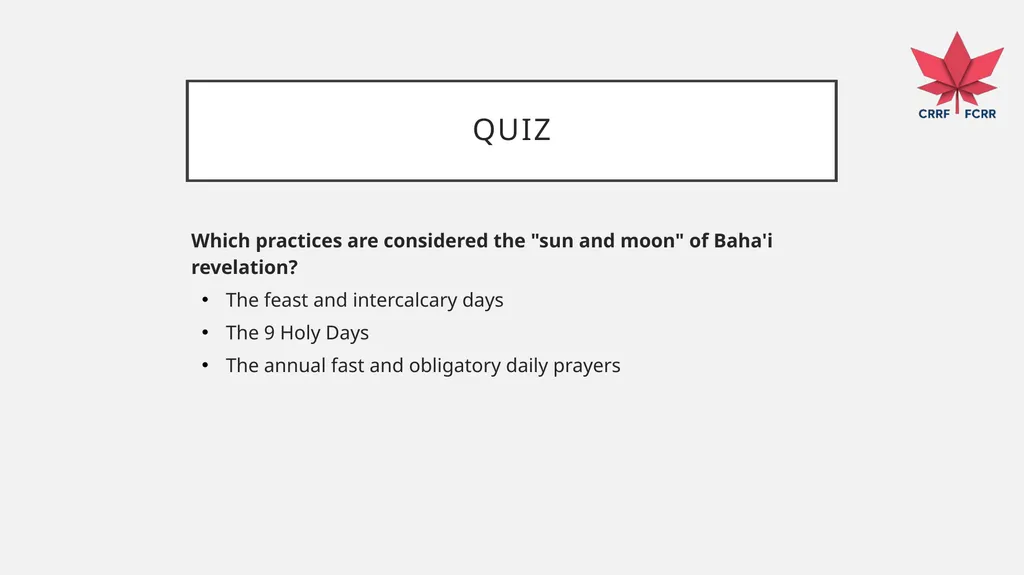 Interfaith Learning and Understanding CRRF - slide 192 of 227