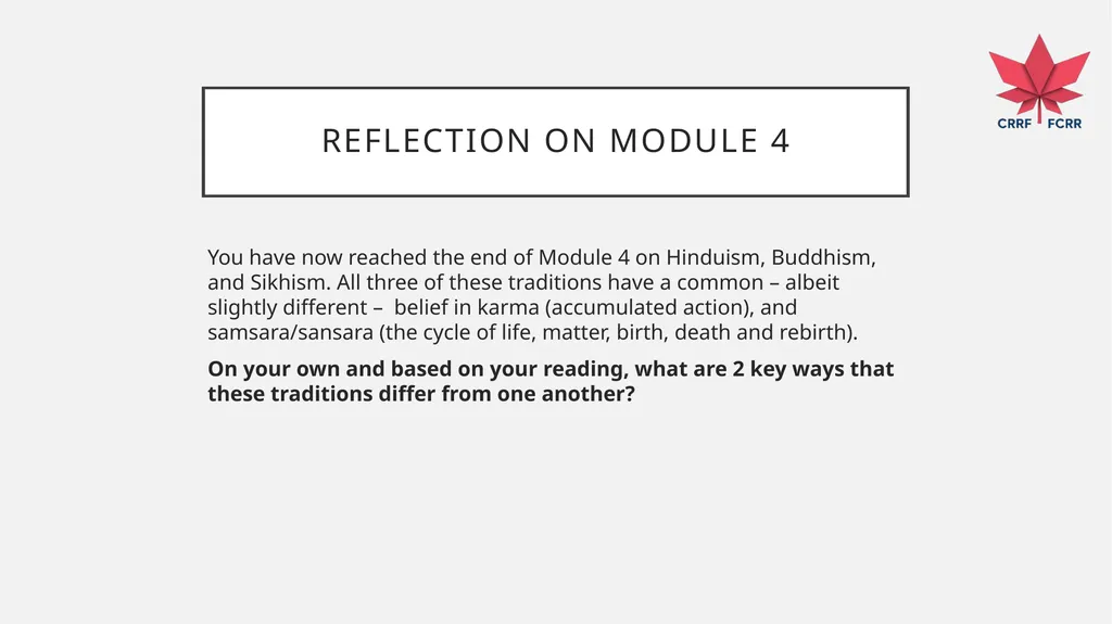 Interfaith Learning and Understanding CRRF - slide 160 of 227