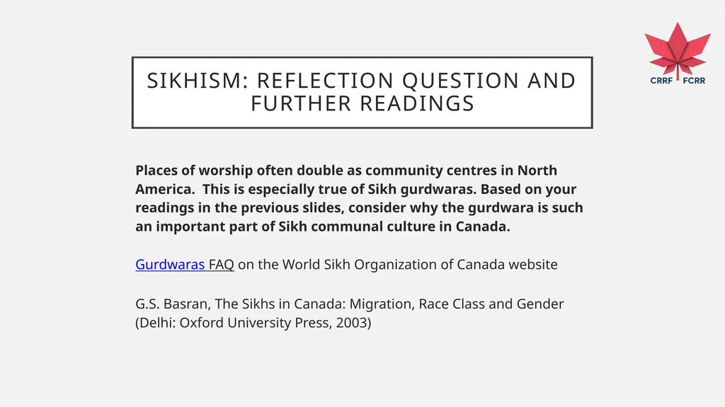 Interfaith Learning and Understanding CRRF - slide 159 of 227