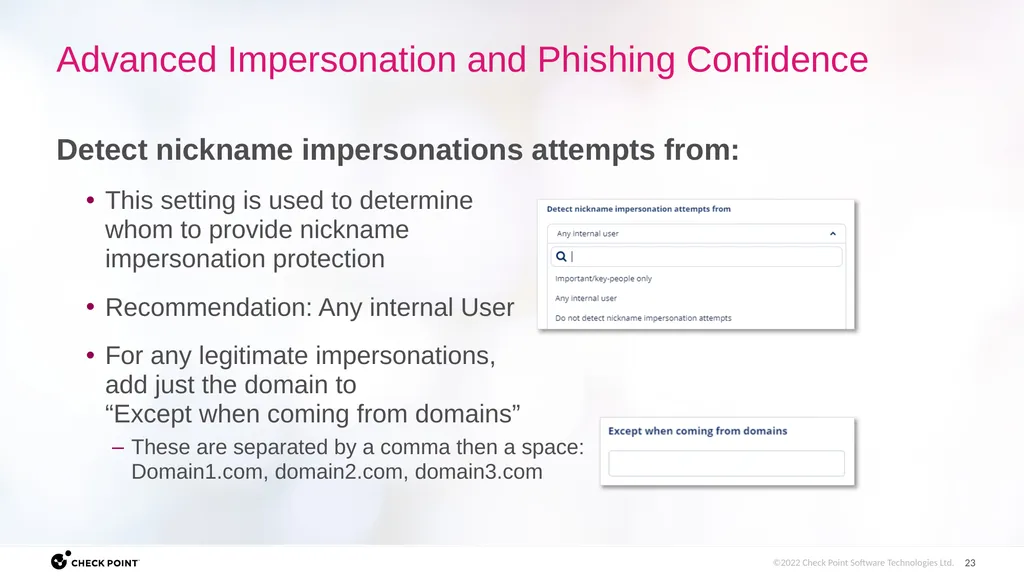 [Internal Use] for Check Point employees​ Brit - slide 23 of 46