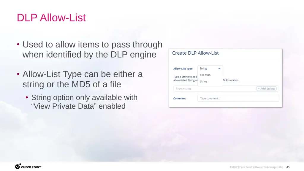 [Internal Use] for Check Point employees​ Brit - slide 45 of 46