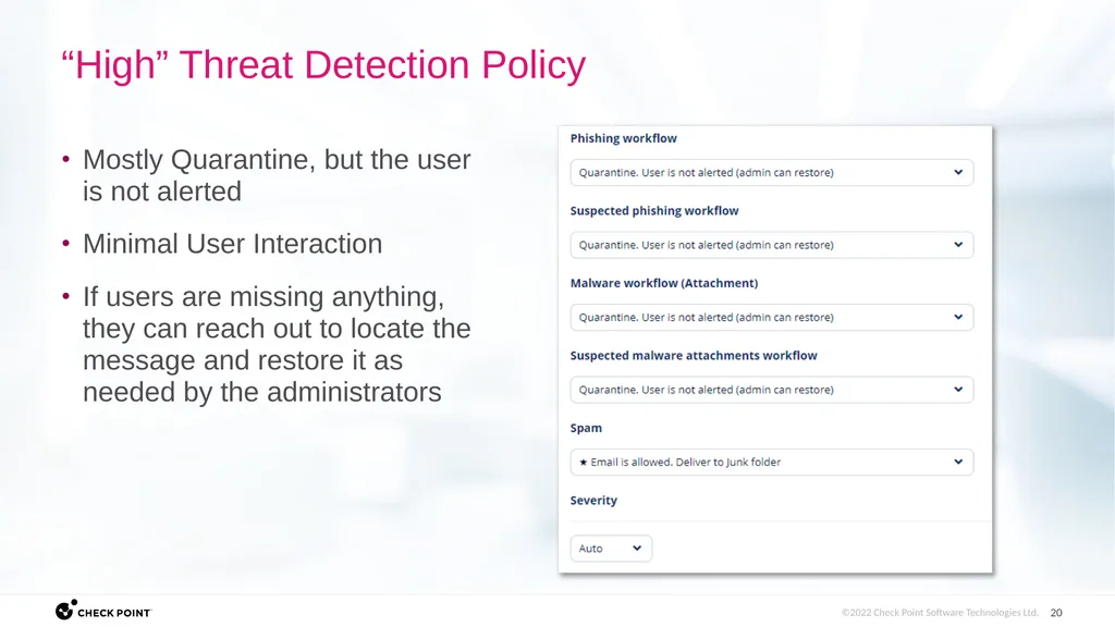 [Internal Use] for Check Point employees​ Brit - slide 20 of 46