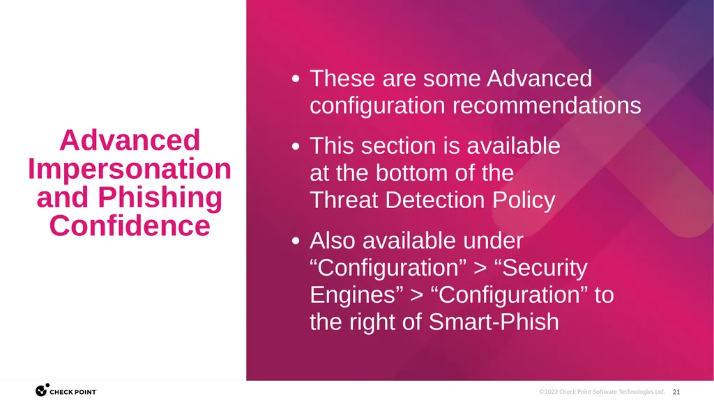 [Internal Use] for Check Point employees​ Brit - slide 21 of 46
