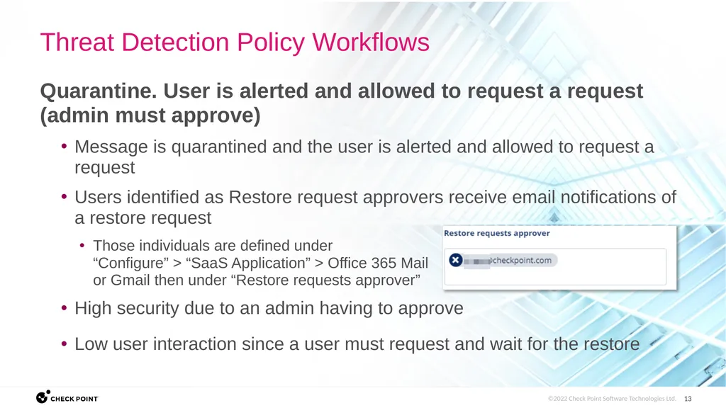 [Internal Use] for Check Point employees​ Brit - slide 13 of 46