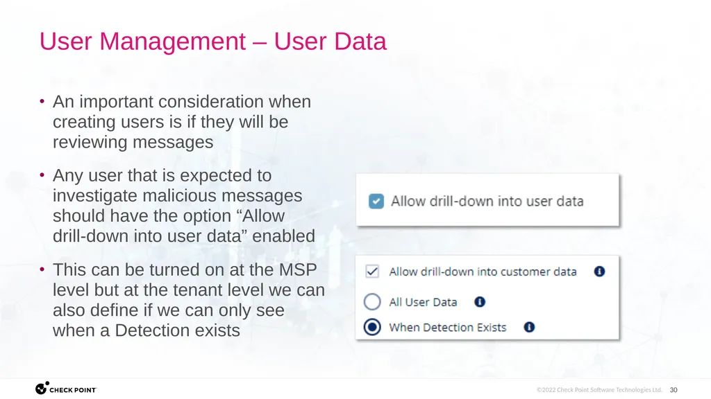 [Internal Use] for Check Point employees​ Brit - slide 30 of 46