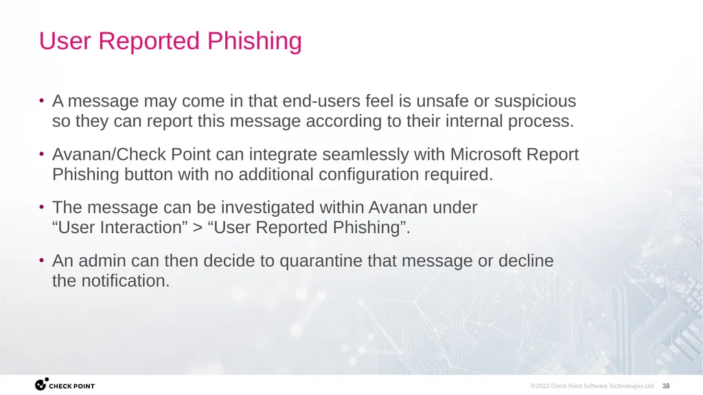 [Internal Use] for Check Point employees​ Brit - slide 38 of 46