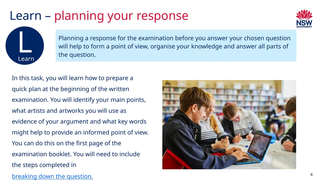 LEAP! Level up your skills in section II– planning - slide 4 of 8