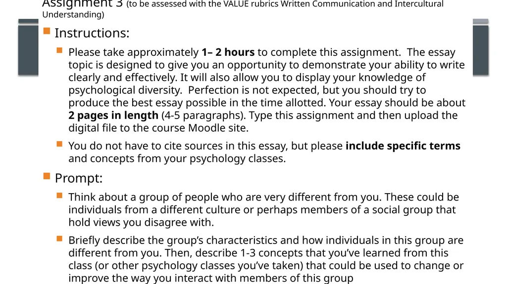 Using VALUE Rubrics to Assess Almost Any Program - slide 16 of 24