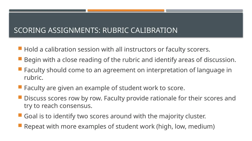 Using VALUE Rubrics to Assess Almost Any Program - slide 19 of 24