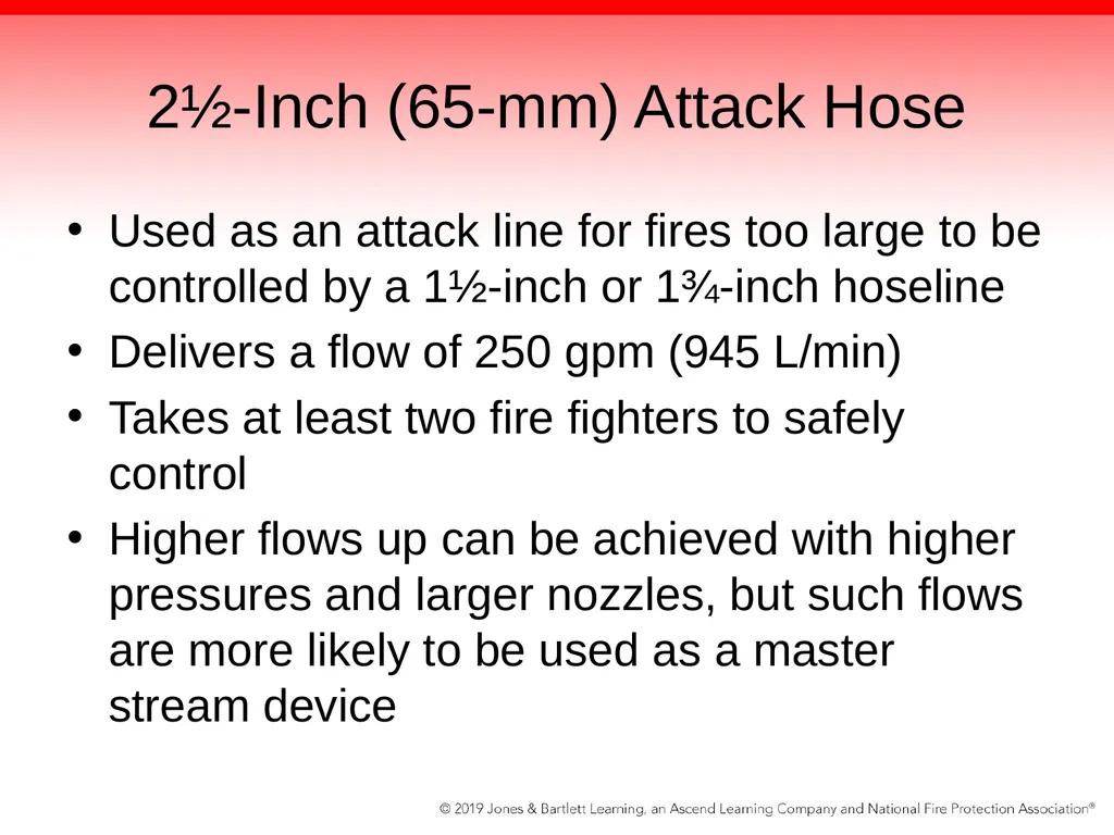 Chapter 6: Fire Hose, Appliances, and Nozzles - slide 18 of 61