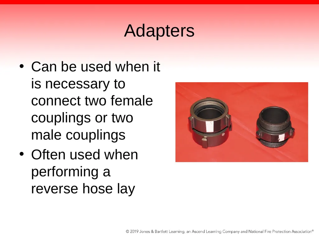 Chapter 6: Fire Hose, Appliances, and Nozzles - slide 36 of 61