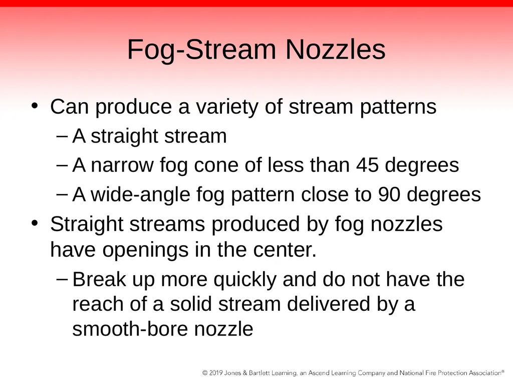 Chapter 6: Fire Hose, Appliances, and Nozzles - slide 54 of 61