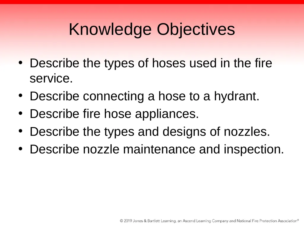 Chapter 6: Fire Hose, Appliances, and Nozzles - slide 2 of 61