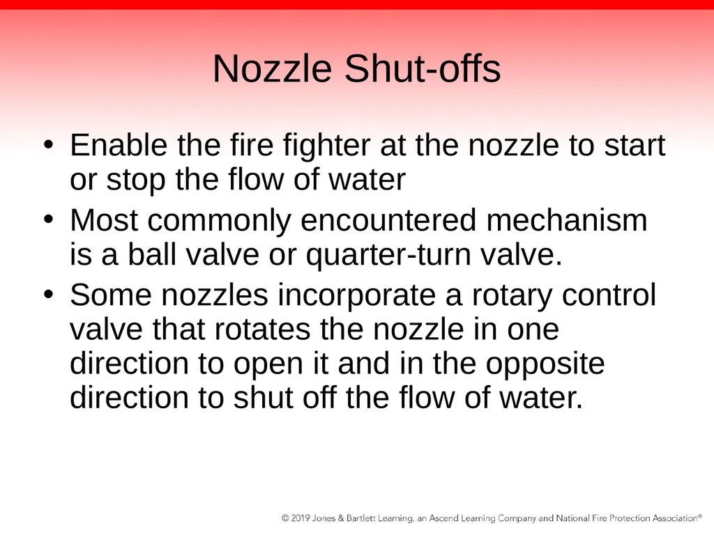 Chapter 6: Fire Hose, Appliances, and Nozzles - slide 47 of 61
