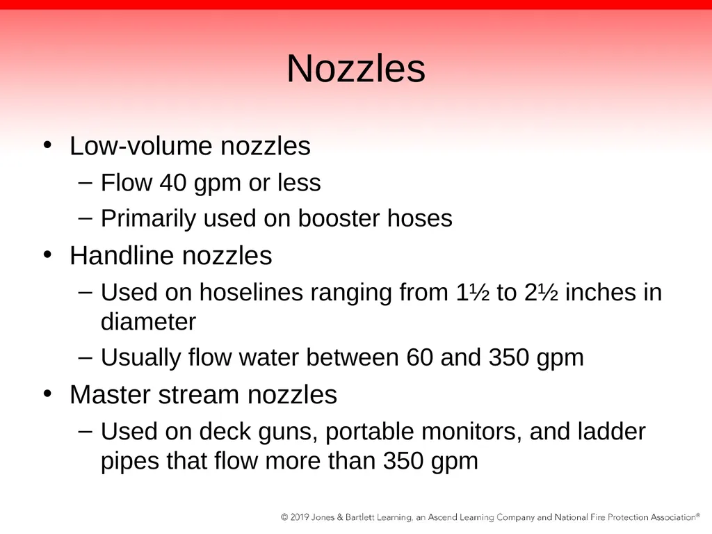 Chapter 6: Fire Hose, Appliances, and Nozzles - slide 45 of 61