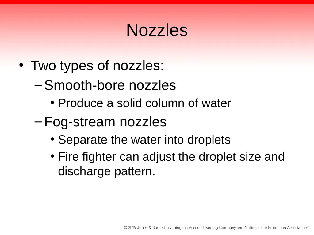 Chapter 6: Fire Hose, Appliances, and Nozzles - slide 48 of 61