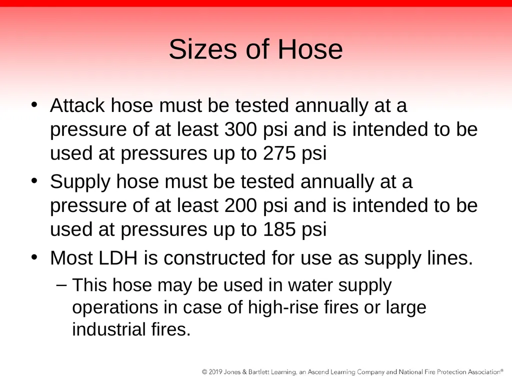 Chapter 6: Fire Hose, Appliances, and Nozzles - slide 13 of 61