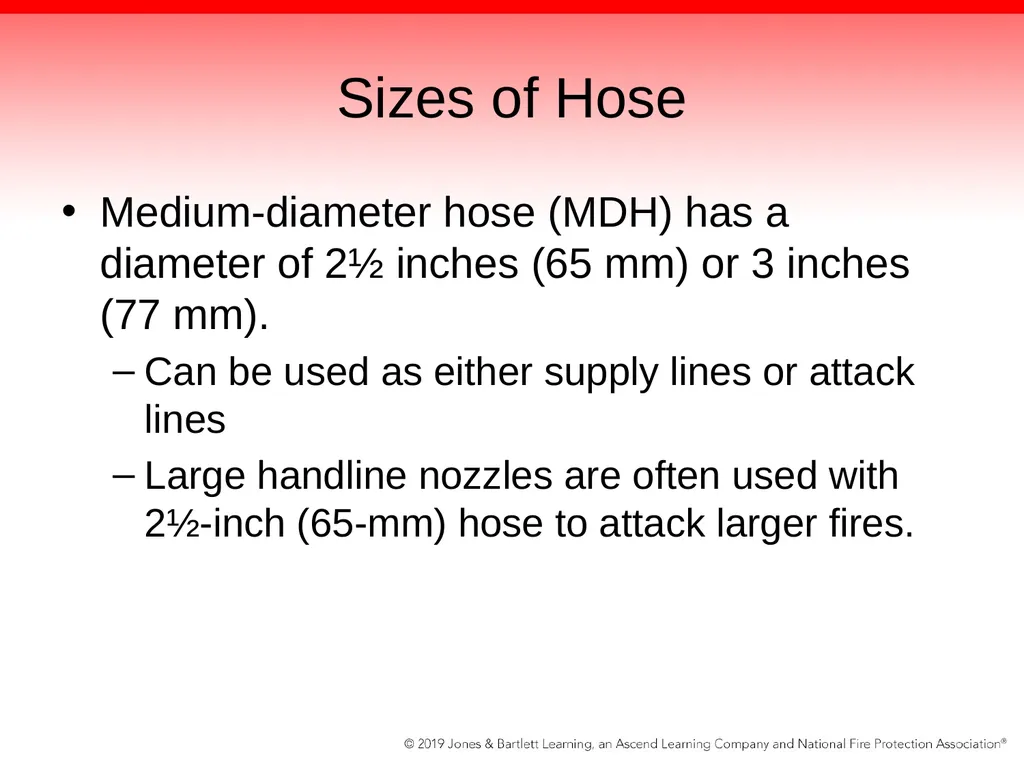 Chapter 6: Fire Hose, Appliances, and Nozzles - slide 9 of 61