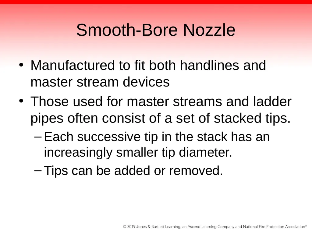 Chapter 6: Fire Hose, Appliances, and Nozzles - slide 50 of 61