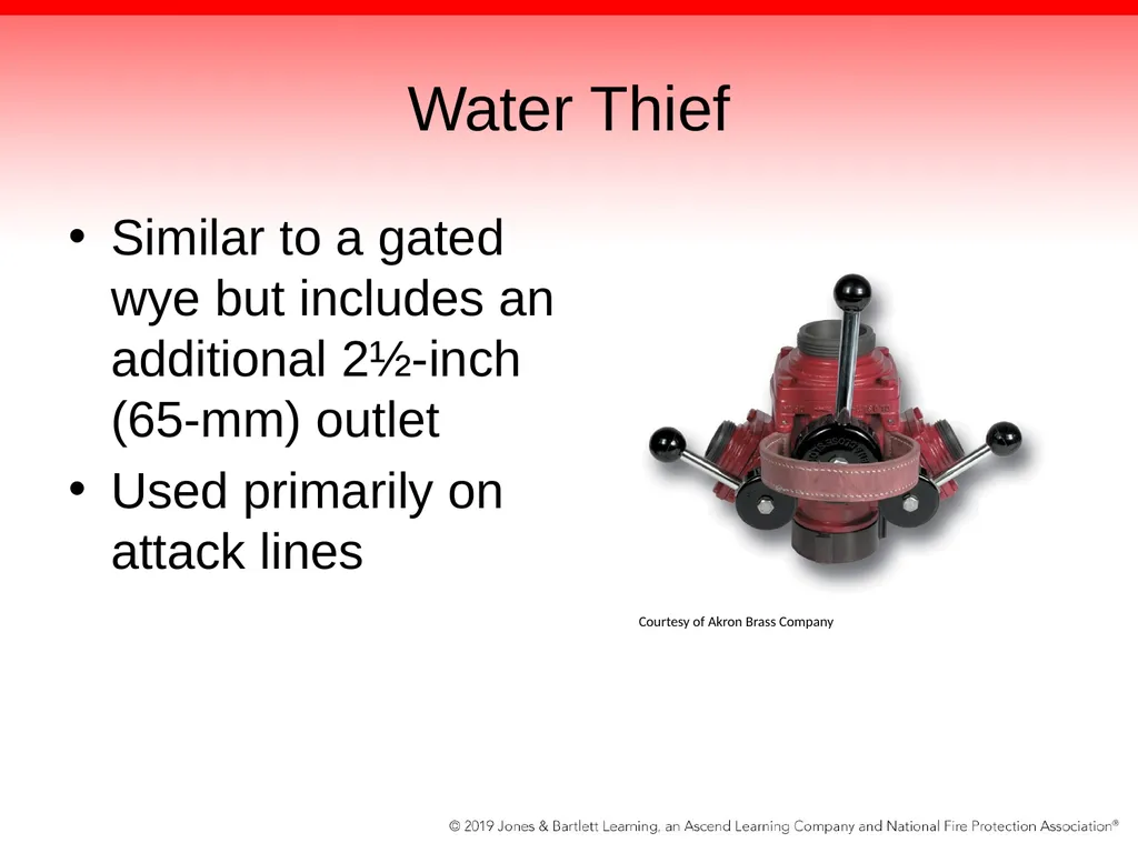 Chapter 6: Fire Hose, Appliances, and Nozzles - slide 30 of 61