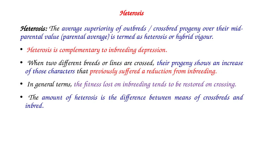 ANIMAL GENETICS & BREEDING UNIT – III Principles - slide 11 of 24