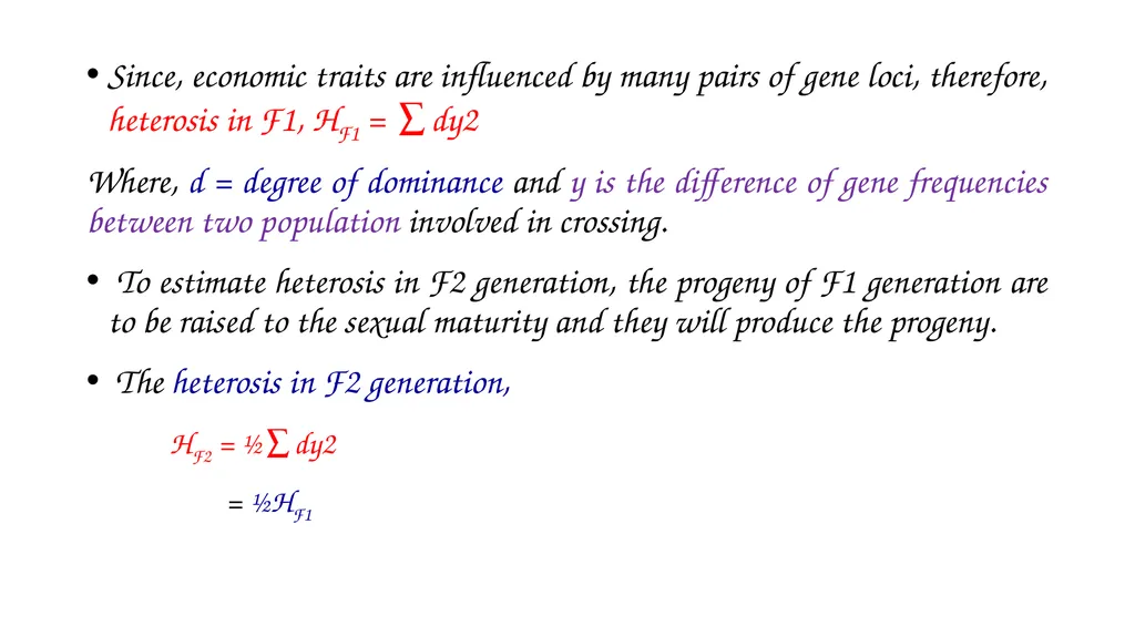 ANIMAL GENETICS & BREEDING UNIT – III Principles - slide 19 of 24