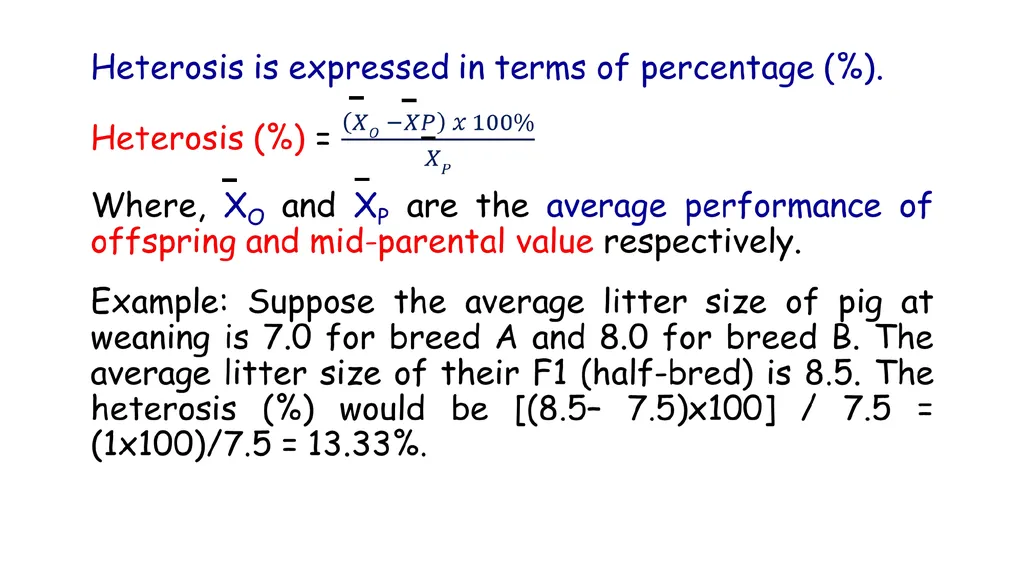 ANIMAL GENETICS & BREEDING UNIT – III Principles - slide 12 of 24