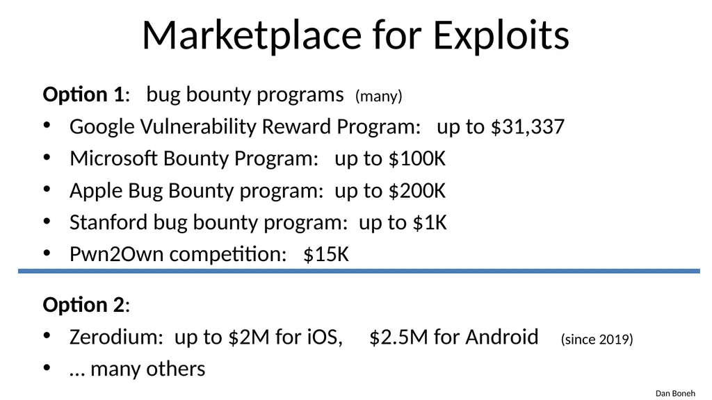 CS155 Computer Security Course overview Admin - slide 31 of 43