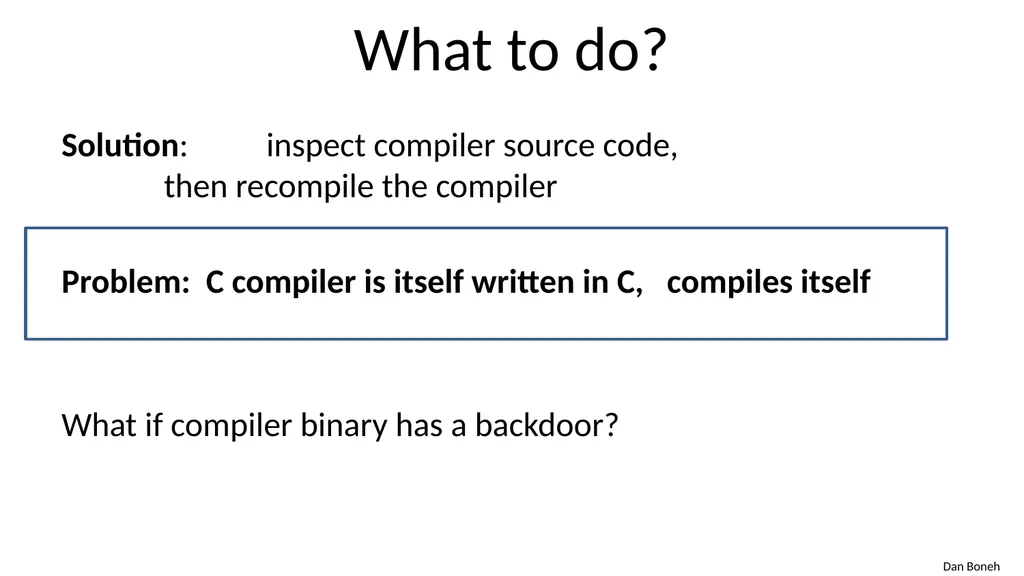 CS155 Computer Security Course overview Admin - slide 38 of 43