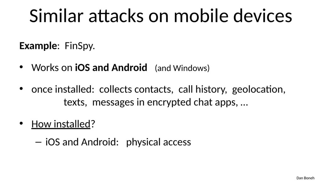 CS155 Computer Security Course overview Admin - slide 12 of 43