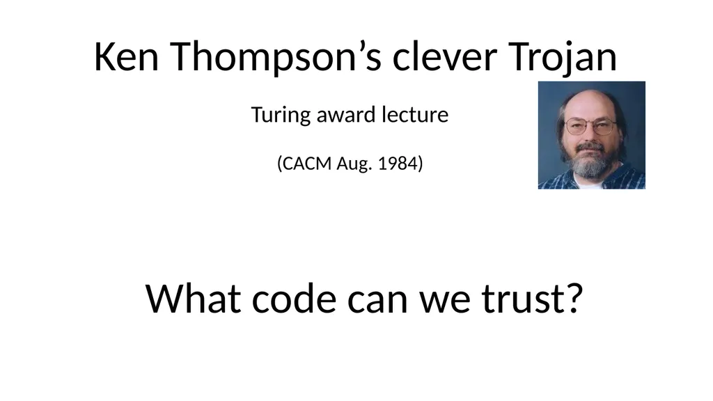 CS155 Computer Security Course overview Admin - slide 35 of 43