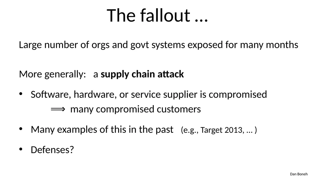 CS155 Computer Security Course overview Admin - slide 20 of 43