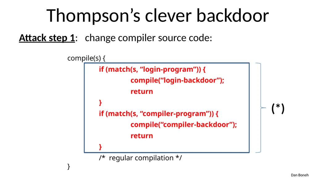 CS155 Computer Security Course overview Admin - slide 39 of 43