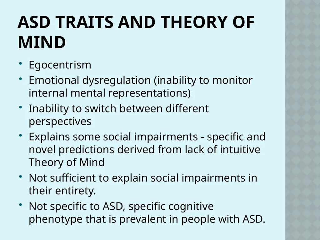 Autism and Cognition Chris Atherton Autism - slide 60 of 67