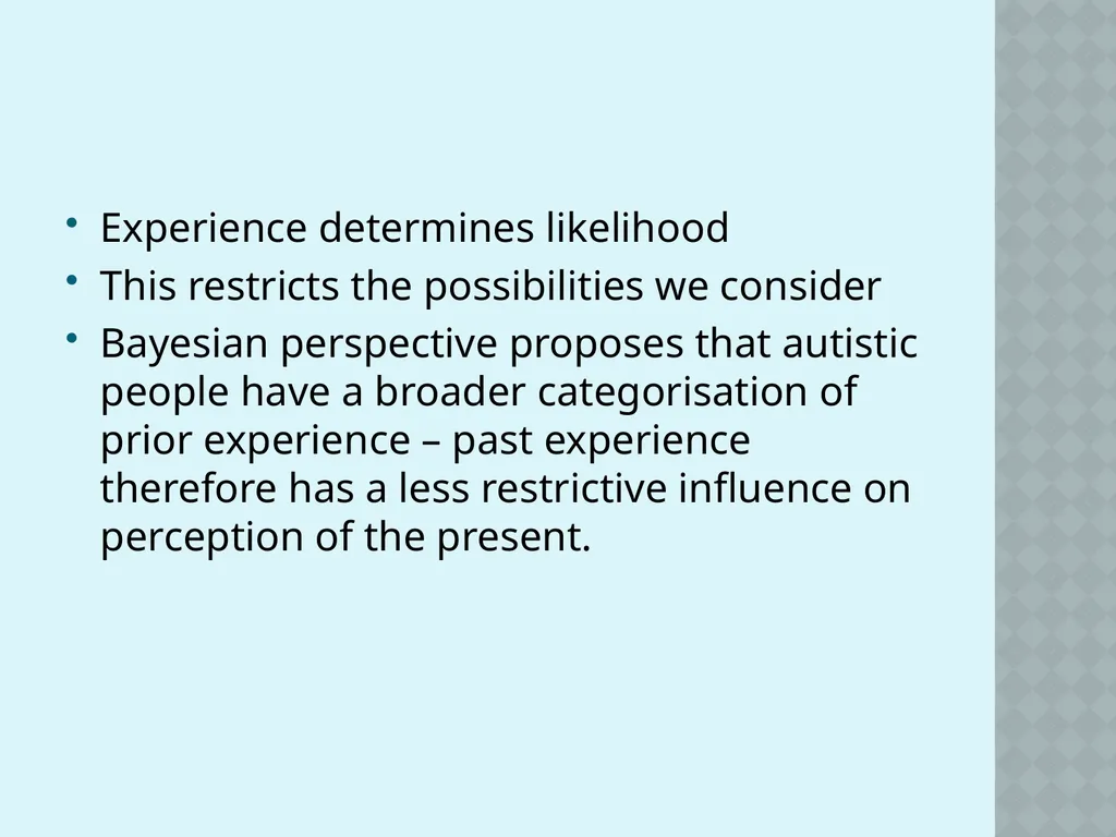 Autism and Cognition Chris Atherton Autism - slide 22 of 67