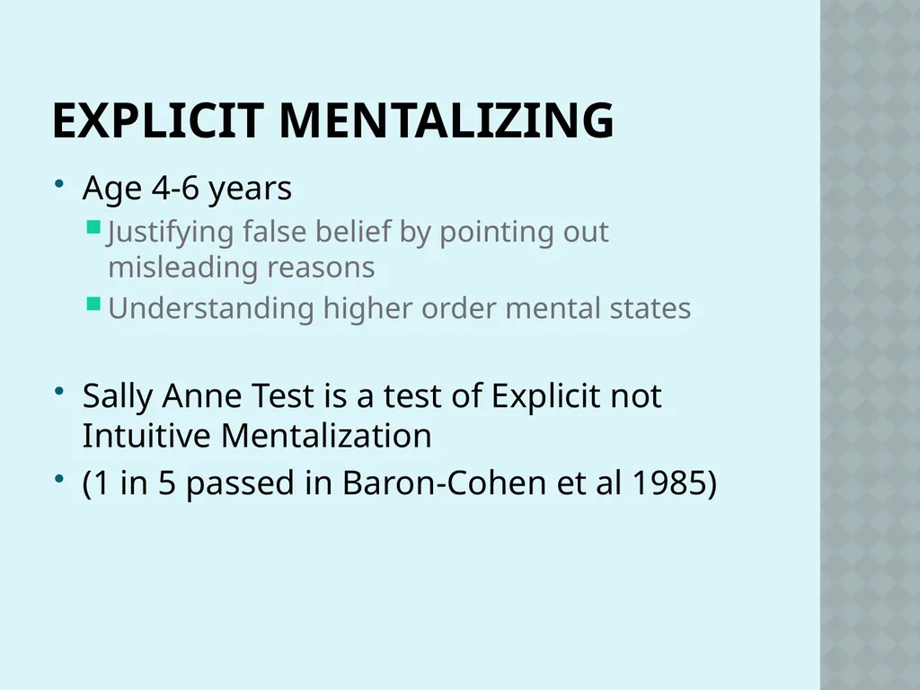 Autism and Cognition Chris Atherton Autism - slide 56 of 67