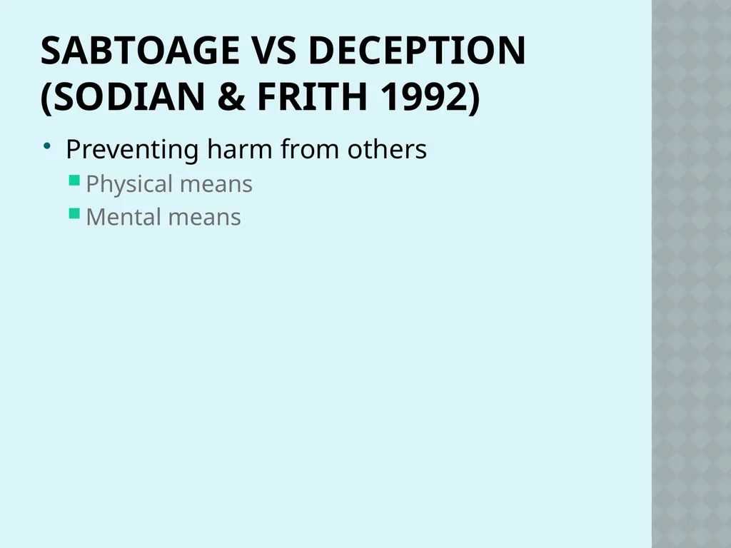 Autism and Cognition Chris Atherton Autism - slide 49 of 67
