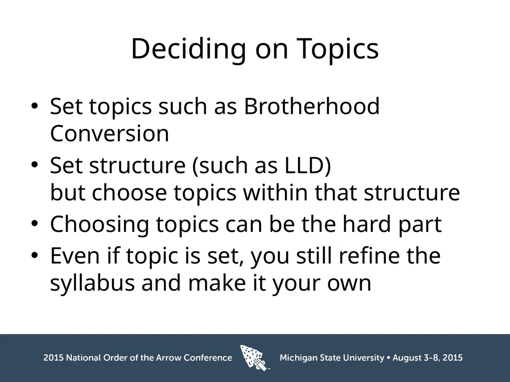 Train the Trainer Day 1: Plan Opening Staff - slide 10 of 71