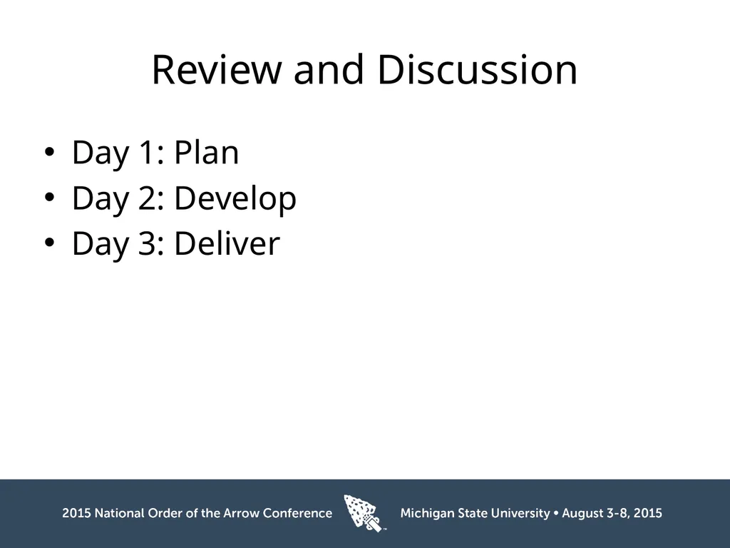 Train the Trainer Day 1: Plan Opening Staff - slide 69 of 71