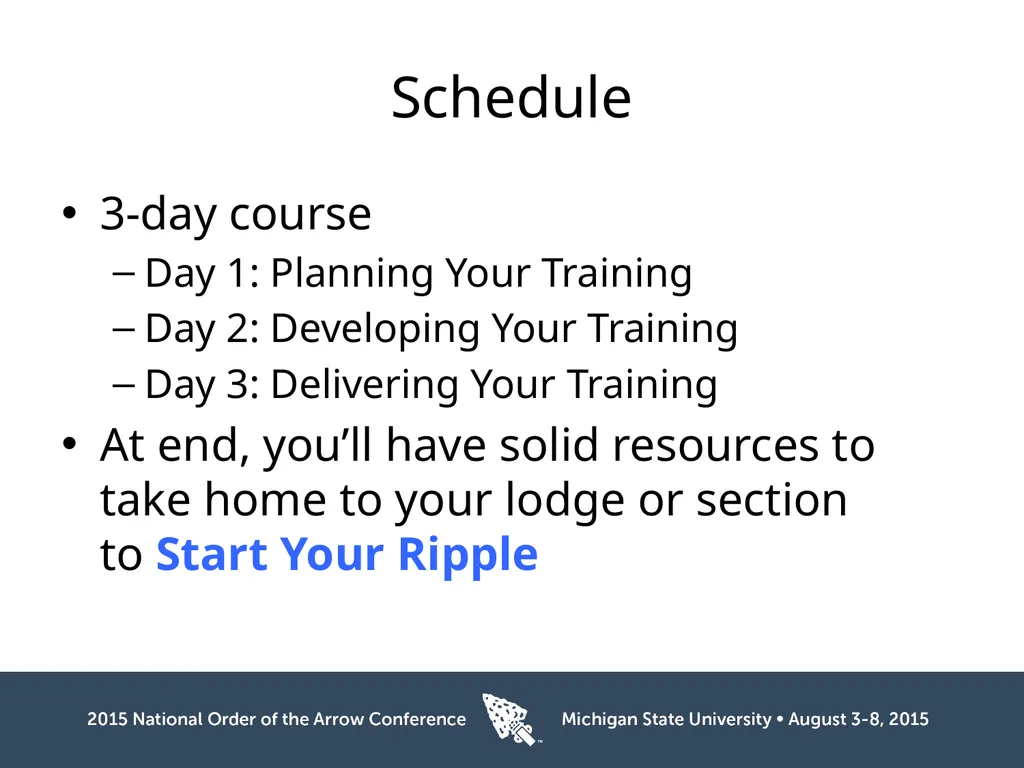 Train the Trainer Day 1: Plan Opening Staff - slide 5 of 71