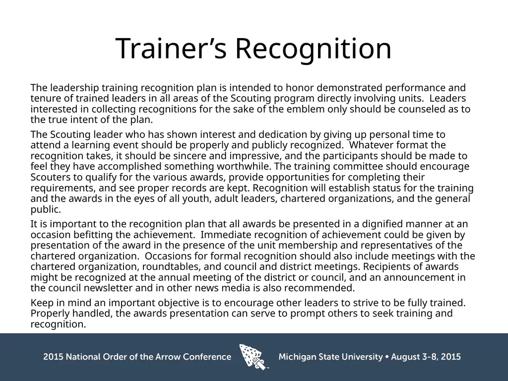 Train the Trainer Day 1: Plan Opening Staff - slide 42 of 71