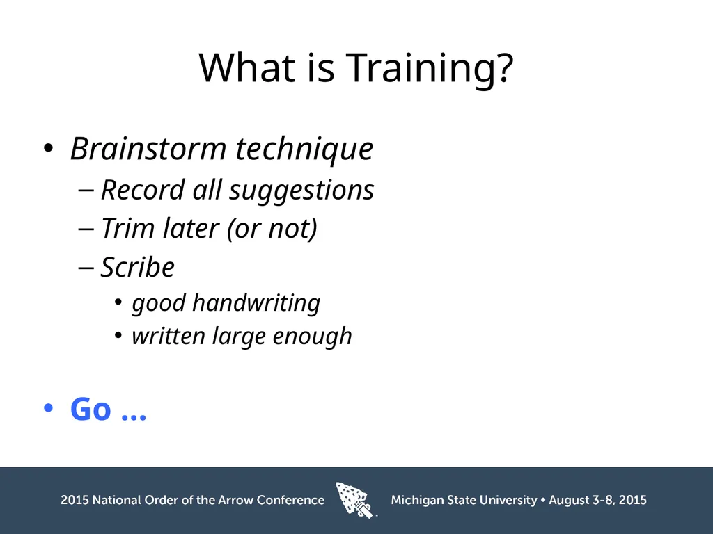 Train the Trainer Day 1: Plan Opening Staff - slide 9 of 71